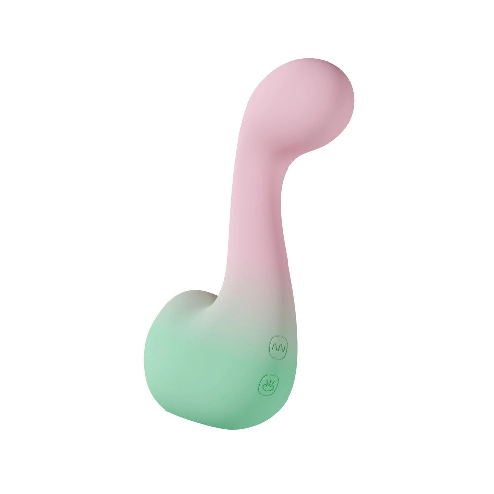 Play With Me | Melody Silicone Dual Vibrator With G-Spot Precision & Tongue-Fluttering Clitoral Stimulation - Pink