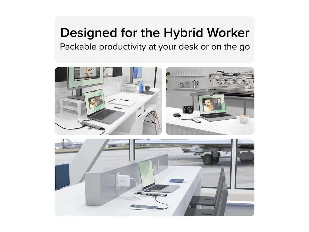 Plugable - Docking station - USB-C 3.2 Gen 2 - HDMI - 1GbE USBC-9IN1E