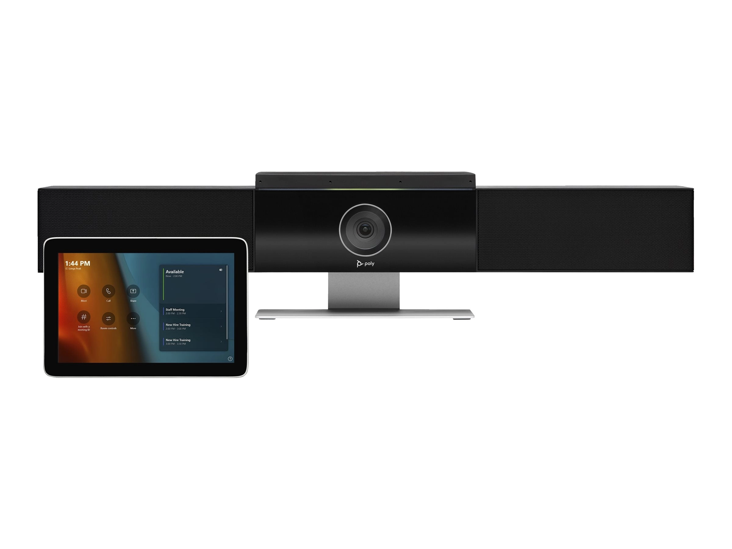 Poly Studio Medium Room Bundle - For Microsoft Teams - video conferencing kit (Poly GC8 touch controller, Poly Studio video bar) 9C992AA