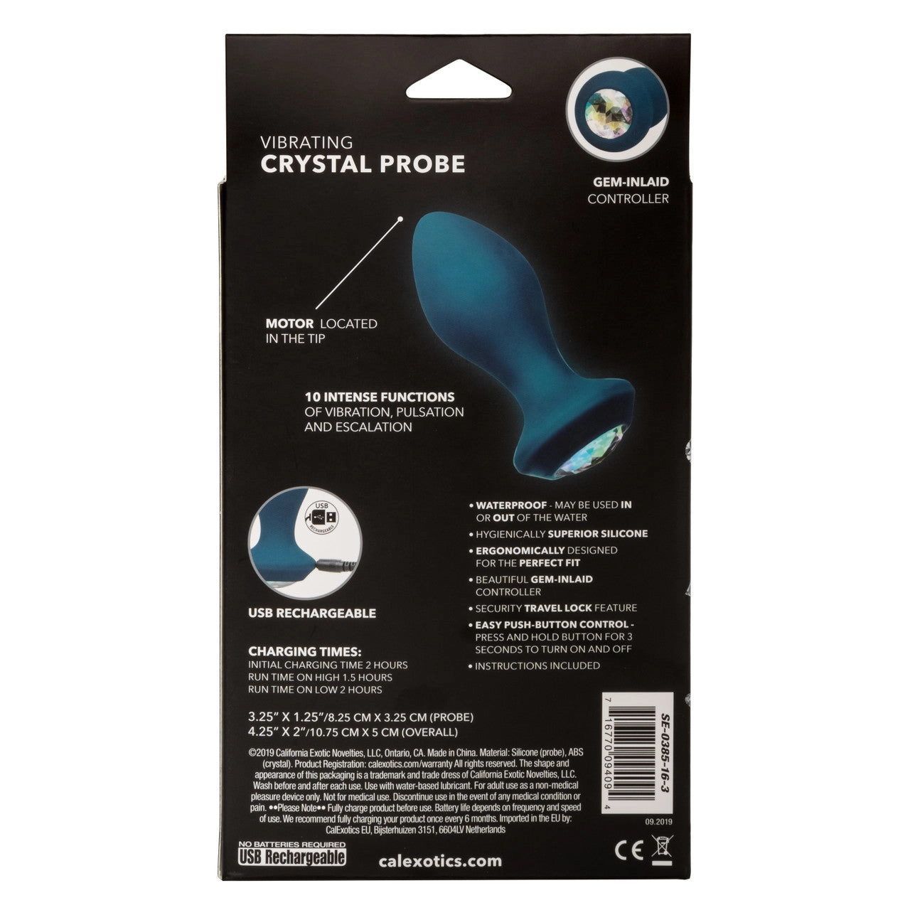 Power Gem Vibrating Crystal Probe - Teal