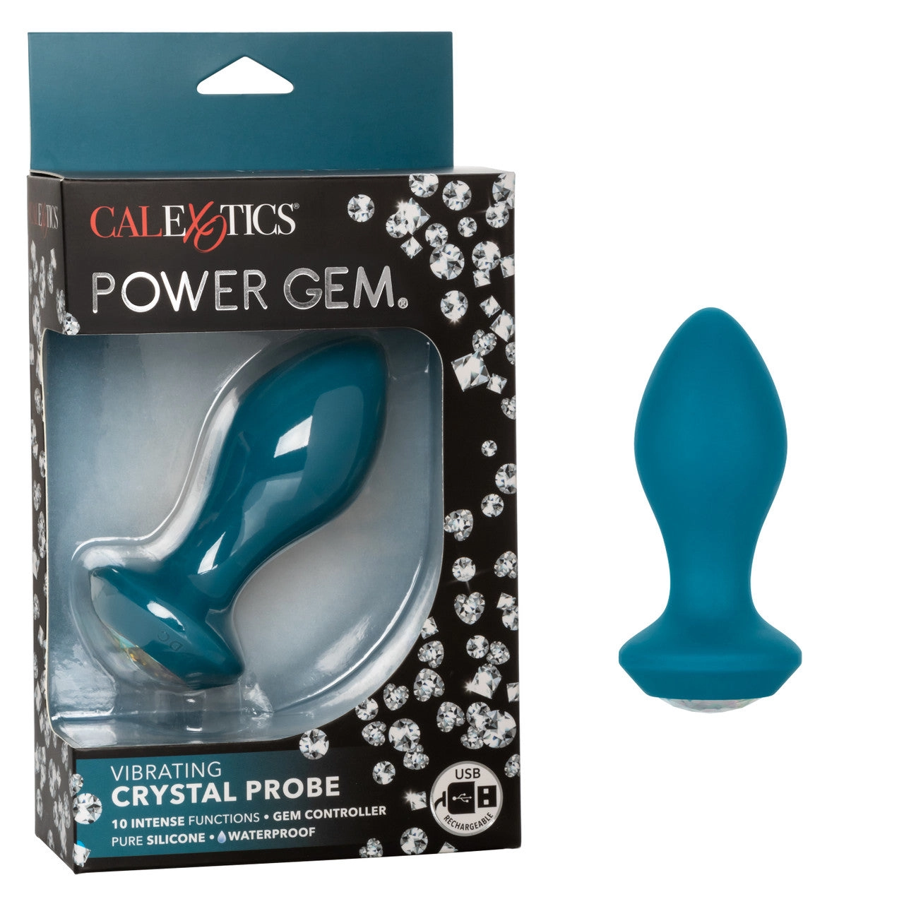 Power Gem Vibrating Crystal Probe - Teal
