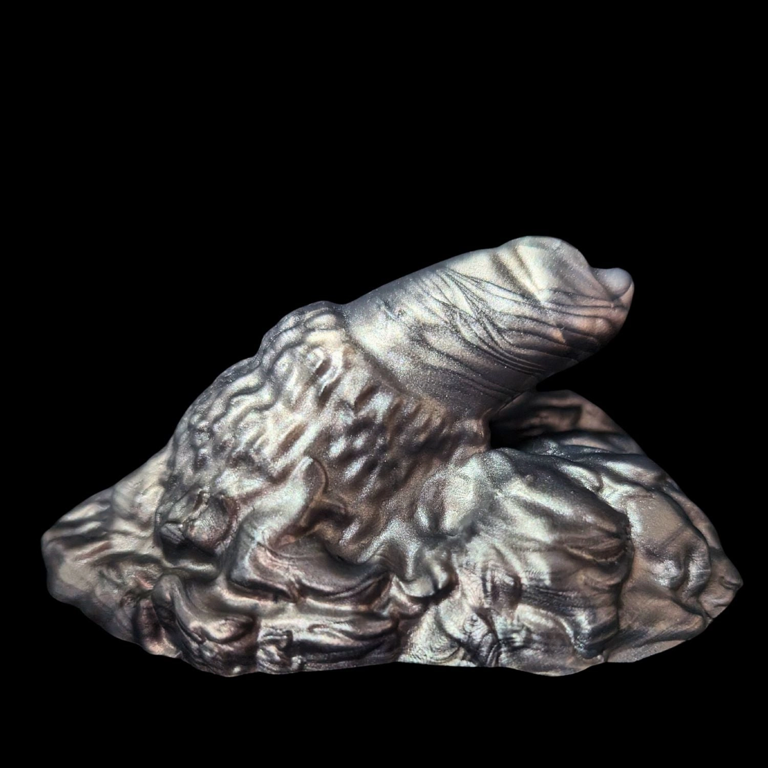 Premade Medium Fenrir, Lycan Packer - Solid Metallic Silver - Classic Firmness