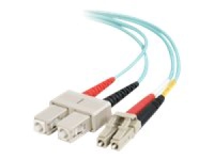 Quiktron Value Series - Patch cable - LC multi-mode (M) to SC multi-mode (M) - 15 m - fiber optic - duplex - 50 / 125 micron 852-L42-050HK