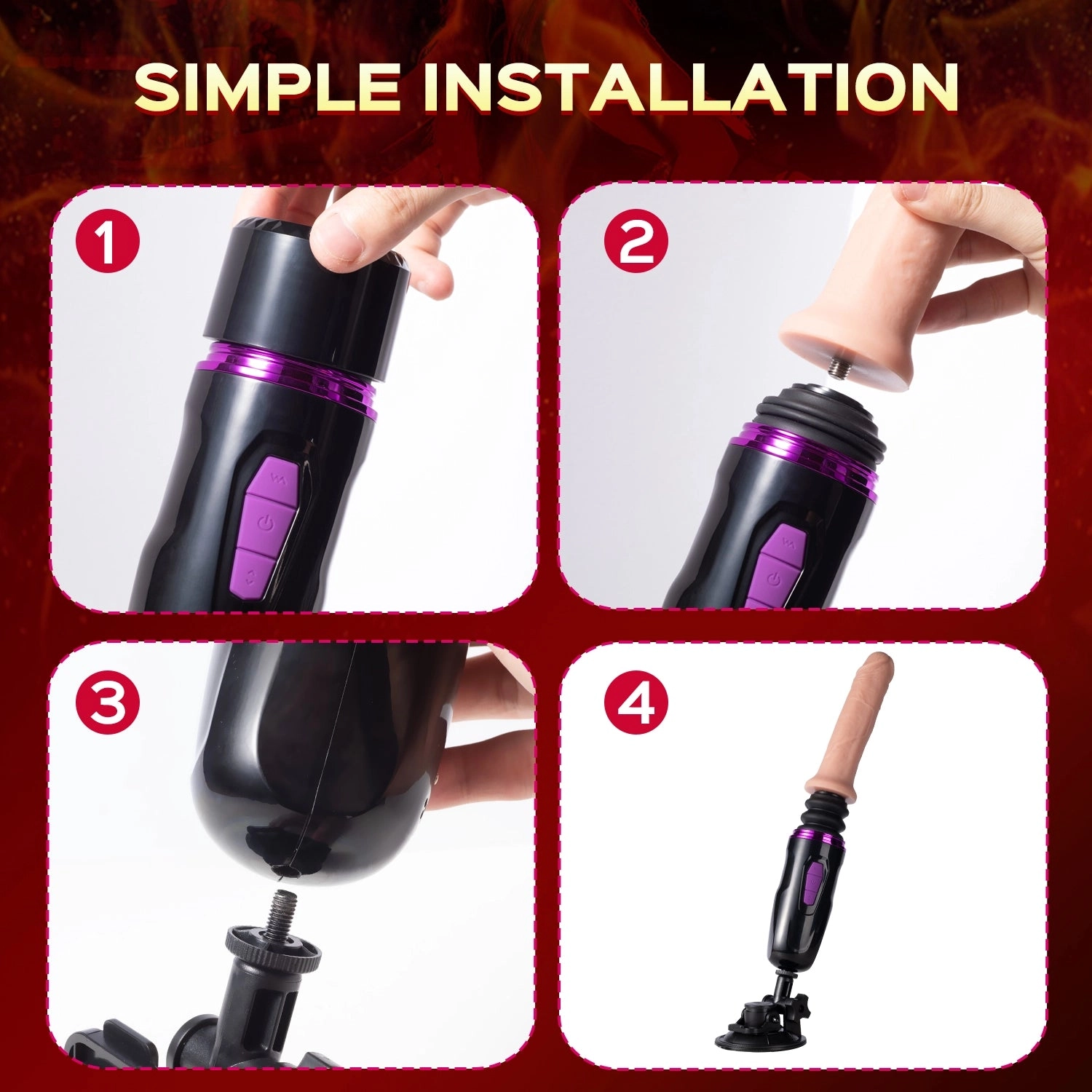Rahim - Thrusting Dildo Vibration Machine