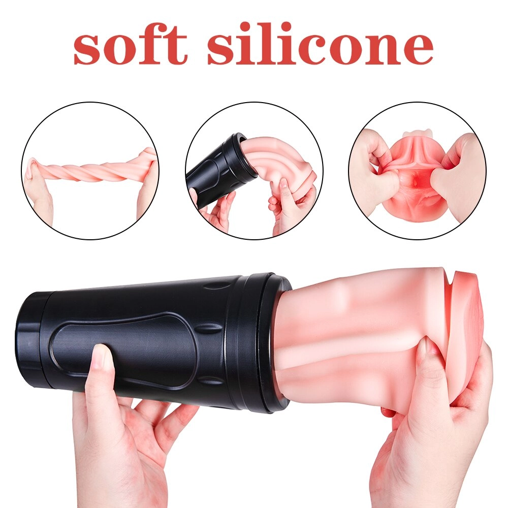 Realistic Vagina Pussy Masturbators Soft Pocket Pussy Penis Sleeve Training Masturbation Cup Sex Toys