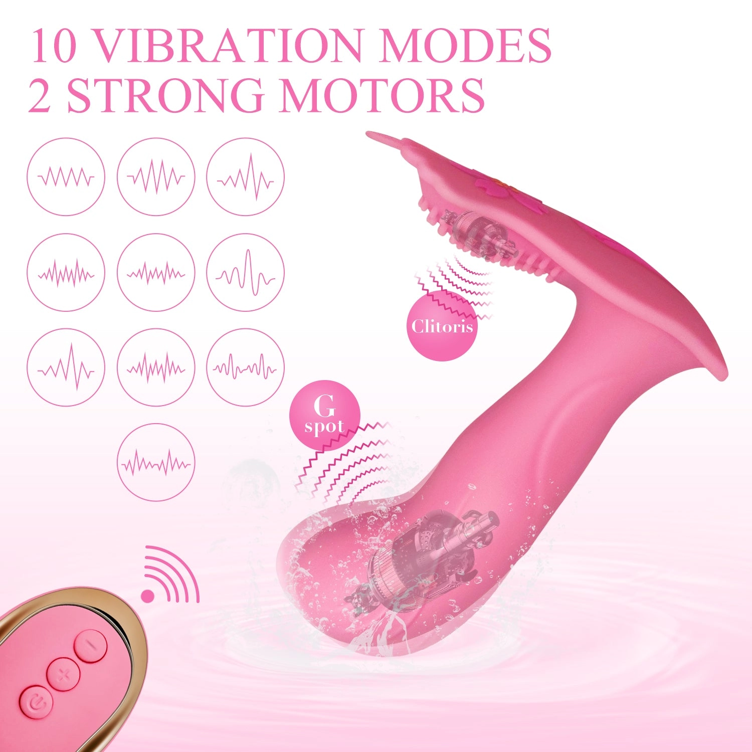 Remote Wearable Vibrator G Spot Massager For Women