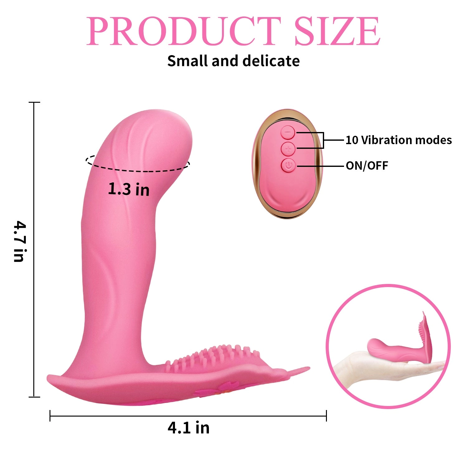 Remote Wearable Vibrator G Spot Massager For Women