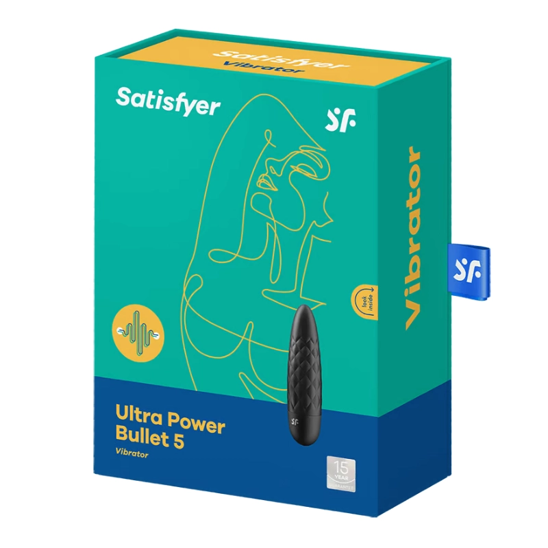 Satisfyer Ultra Power Bullet 5 Powerful Vibrator - Black