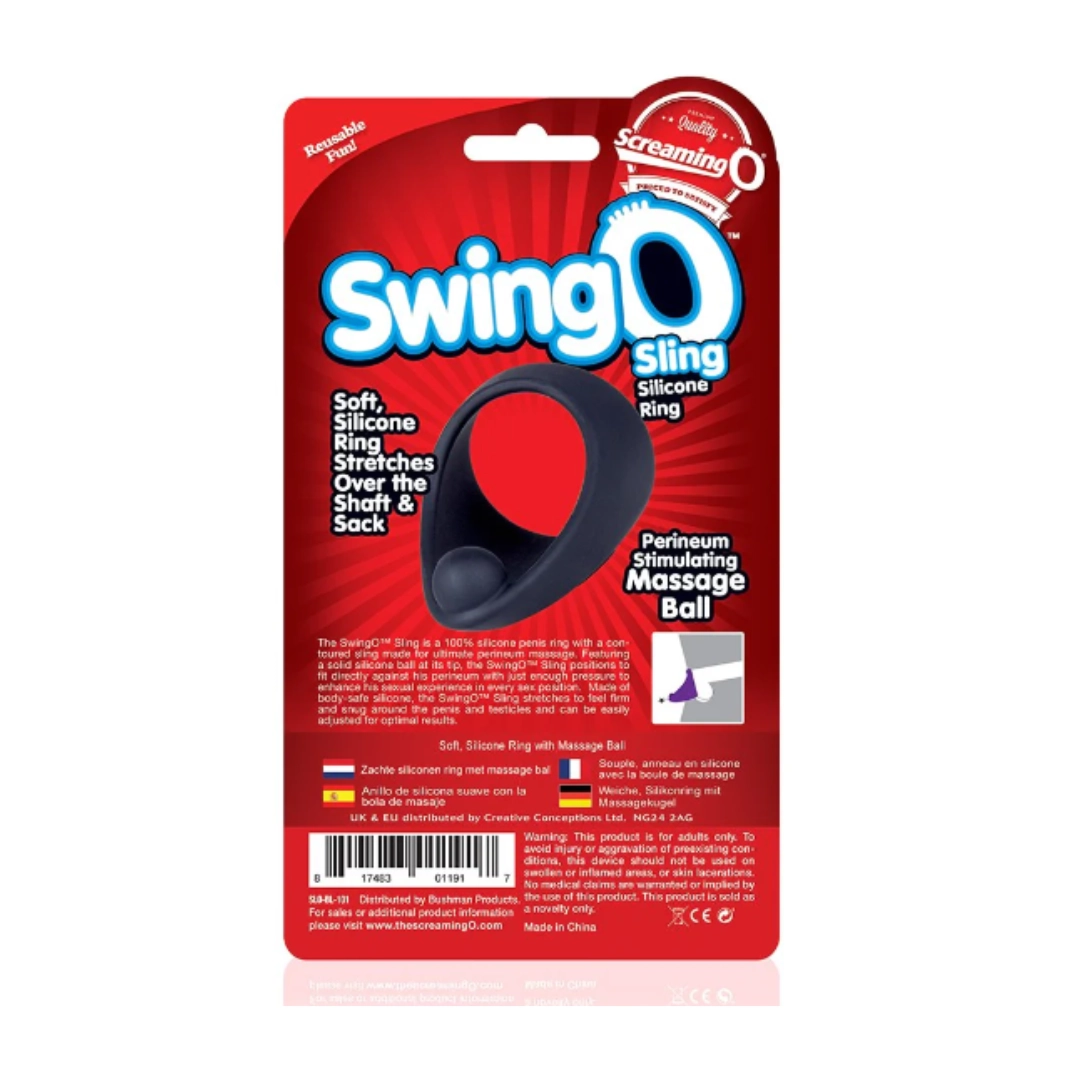 Screaming O SlingO Silicone Cock Ring & Taint Tapper