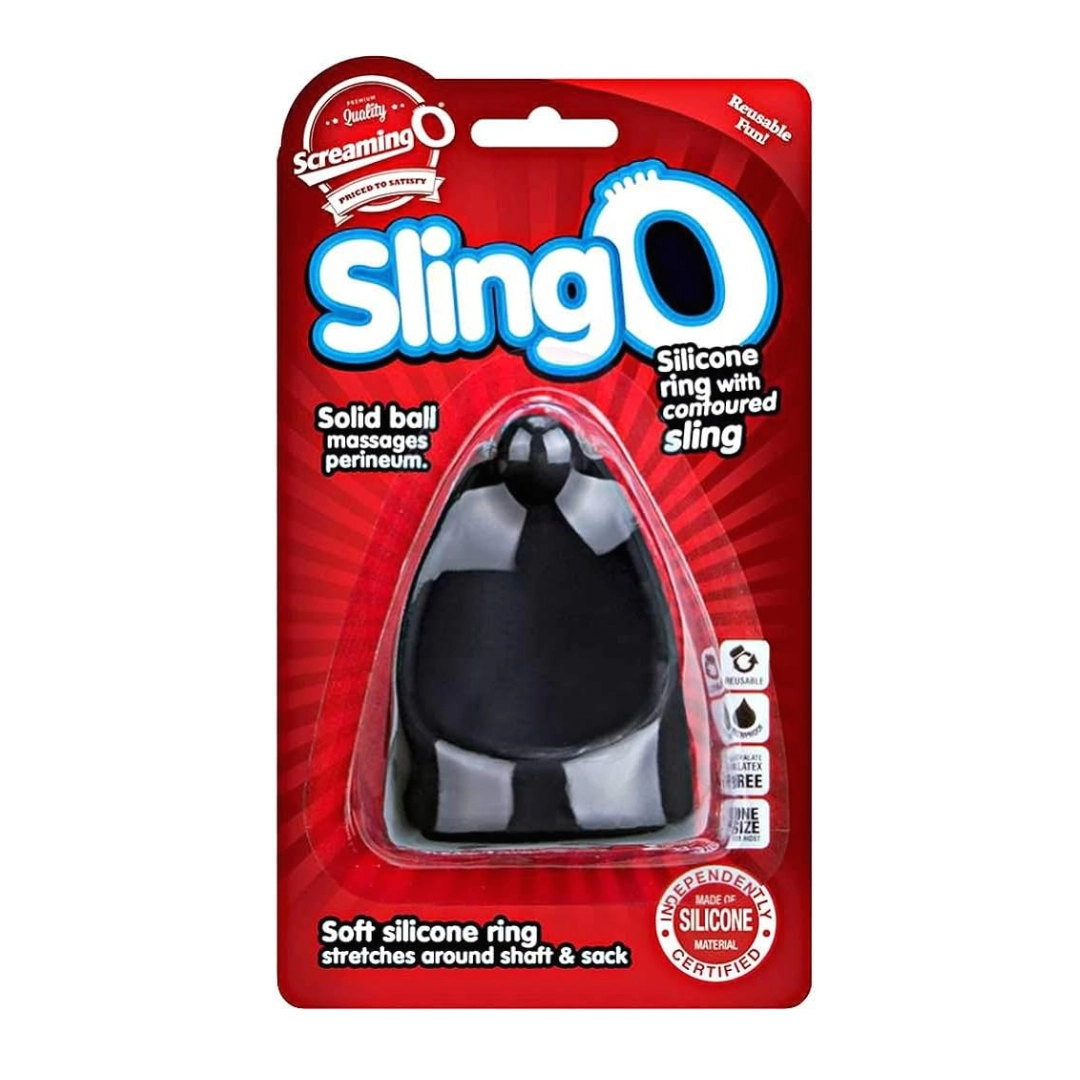 Screaming O SlingO Silicone Cock Ring & Taint Tapper