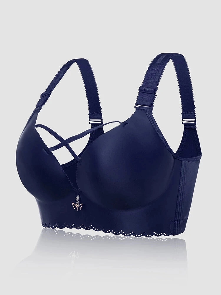 Sexy Front Criss Cross Push Up Wireless Bras