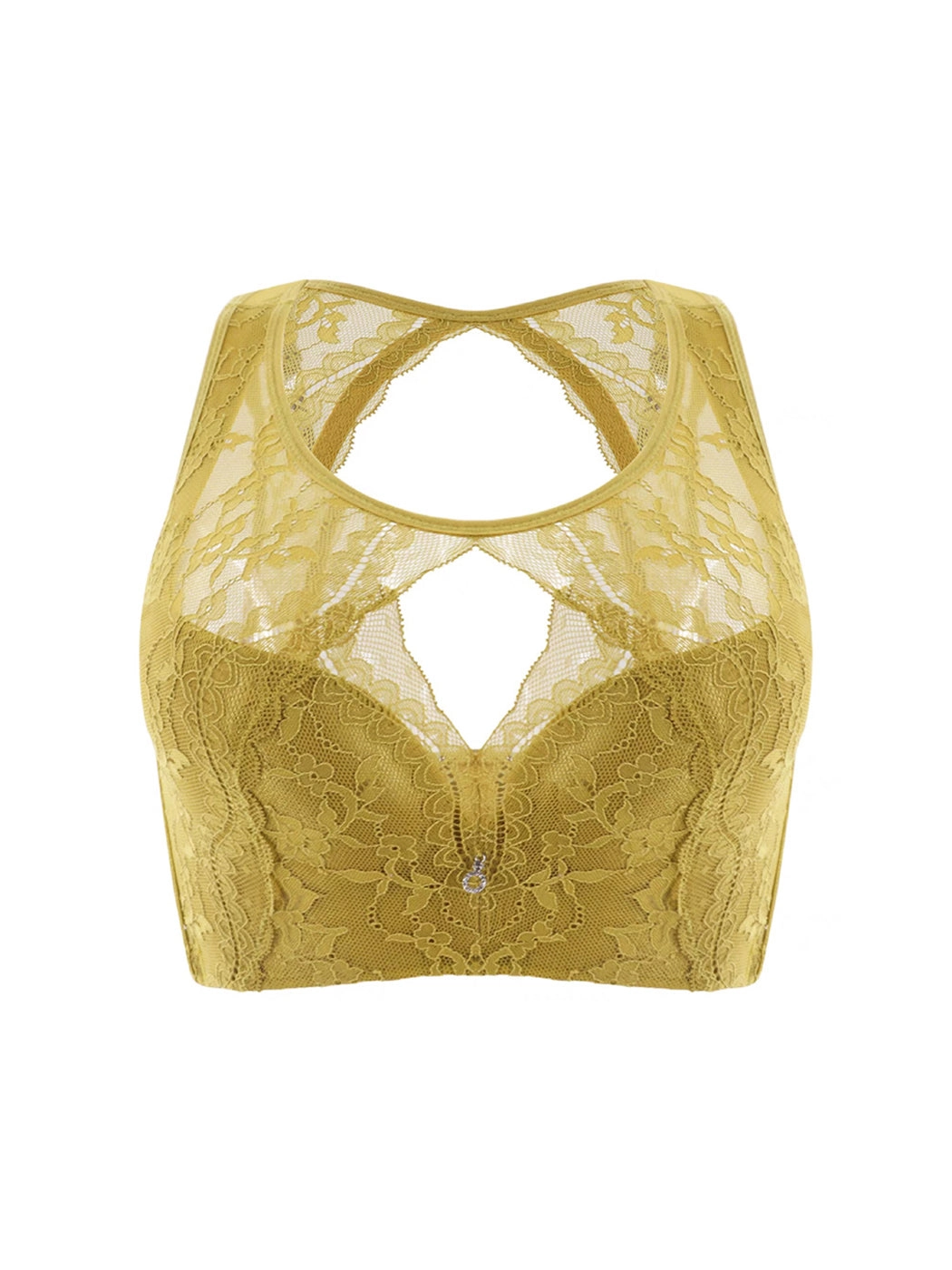 Sexy Lace Hollow Wireless Side Support Bra