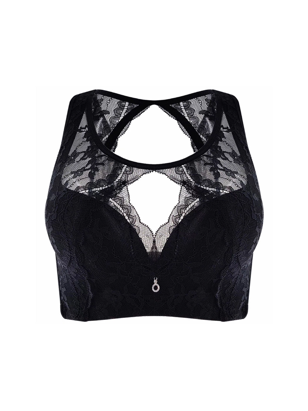 Sexy Lace Hollow Wireless Side Support Bra
