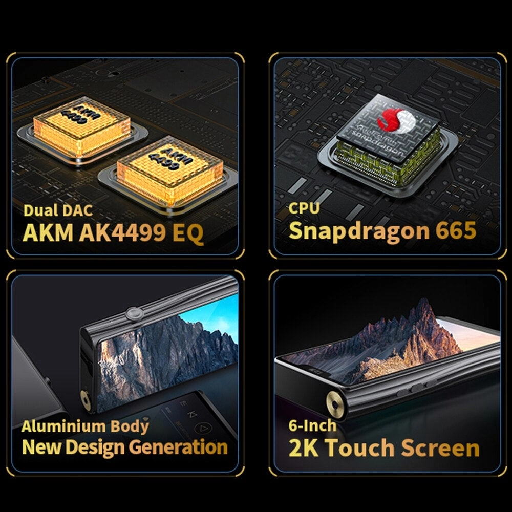 SHANLING M9 Flagship Portable Music Player Built-in Google Play
