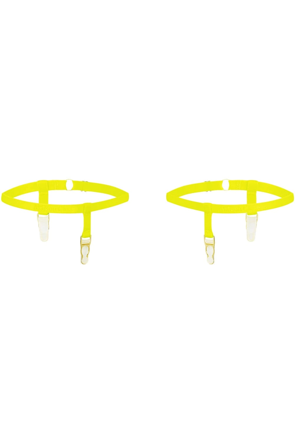 Signature Leg Garters Yellow