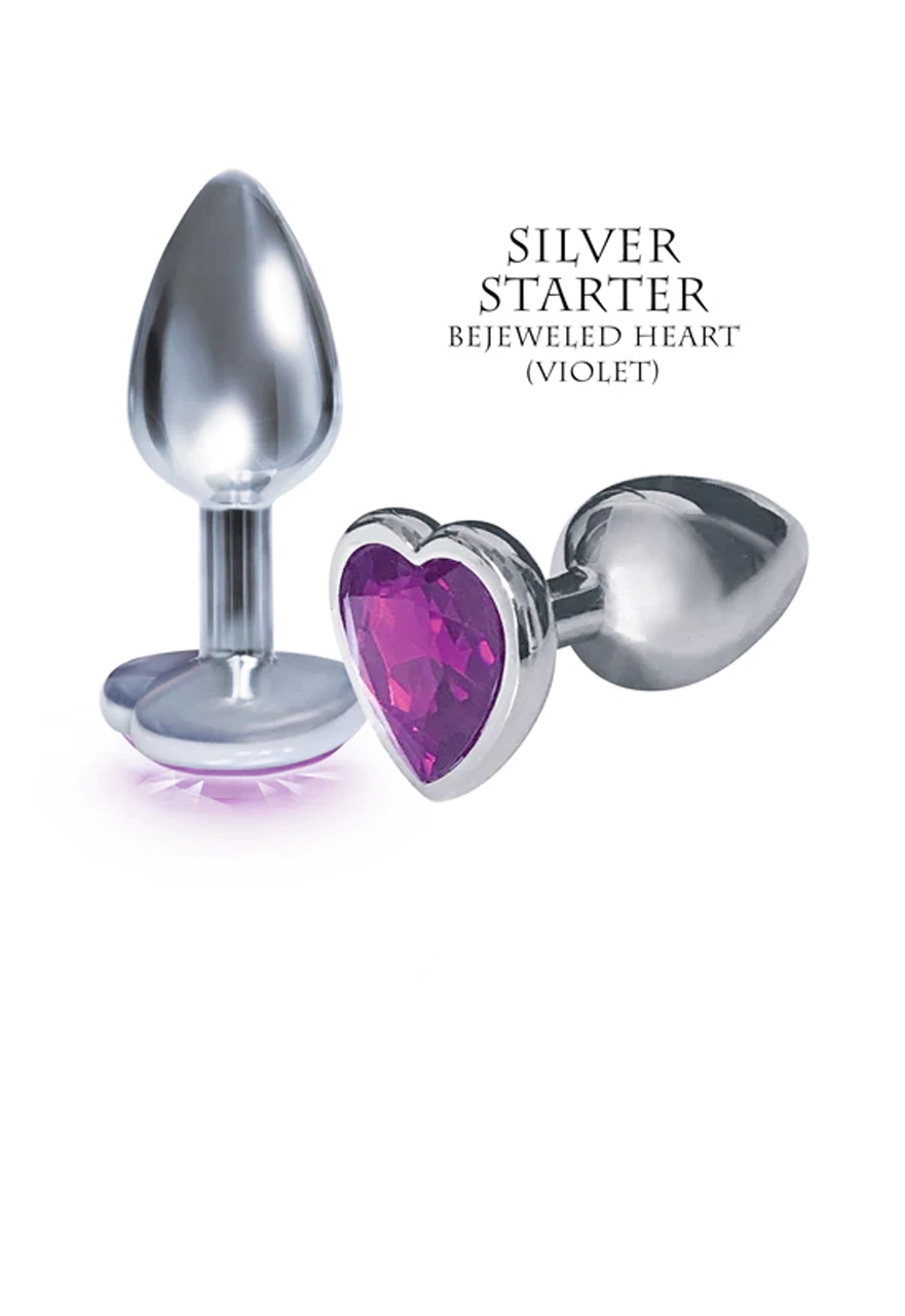 Silver Starter; Violet Heart Jewel