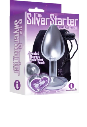 Silver Starter; Violet Heart Jewel