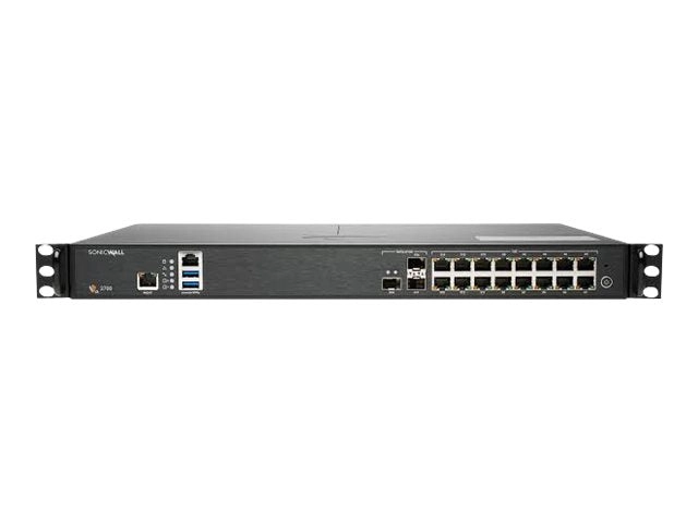 SonicWall NSa 2700 - Advanced Edition - security appliance - with 3 years TotalSecure - 10GbE - 1U - rack-mountable 02-SSC-8201