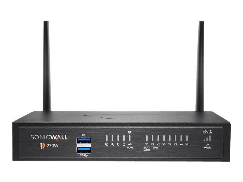 SonicWall TZ Series (Gen 7) TZ270W - Security appliance - with 3 years Advanced Protection Service Suite - 1GbE - Wi-Fi 5 - 2.4 03-SSC-1806