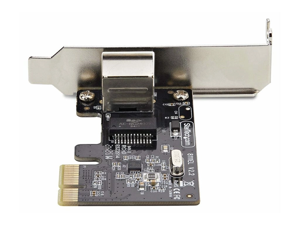 StarTech.com 1-Port Gigabit PCIe Network Adapter Card, TAA Compliant - Network adapter - PCIe low profile - Gigabit Ethernet ST1000SPEX2LT