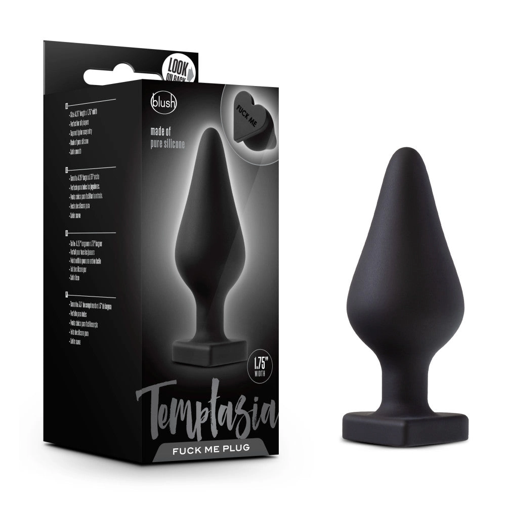 Temptasia By Blush® | Fuck Me Black 4.25-Inch Anal Plug