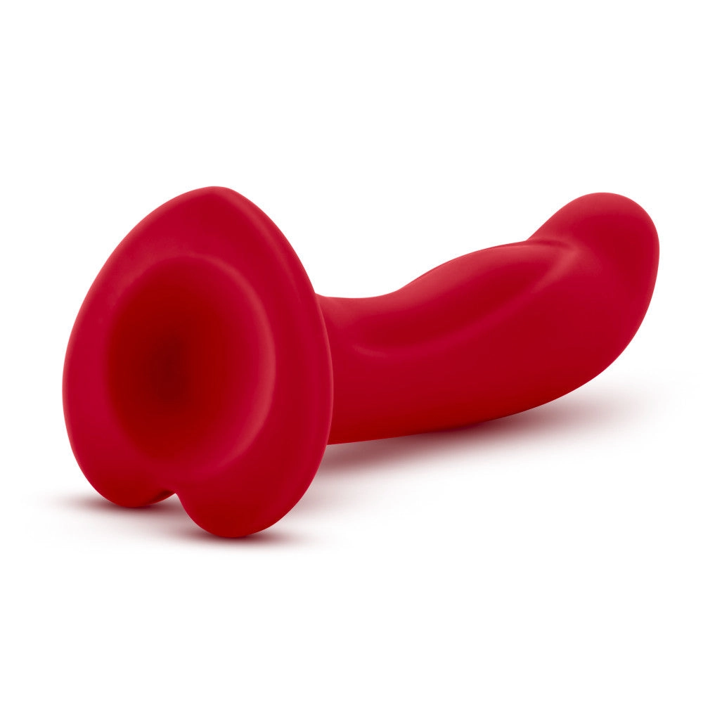 Temptasia By Blush® | Jezebel Curved Crimson 6-Inch Long Dildo With Suction Cup Base
