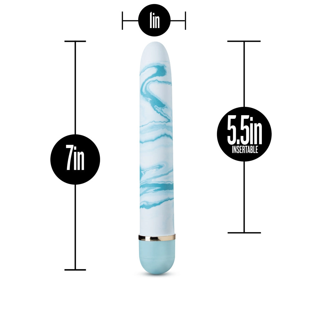The Collection By Blush® | Blueberry Haze Blue 7-Inch Vibrator