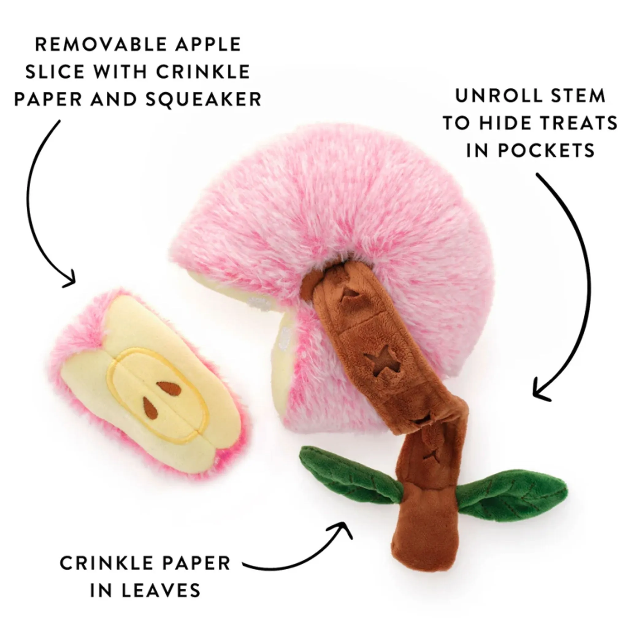 The Foggy Dog Snuffle Toy Apple Dog Toys