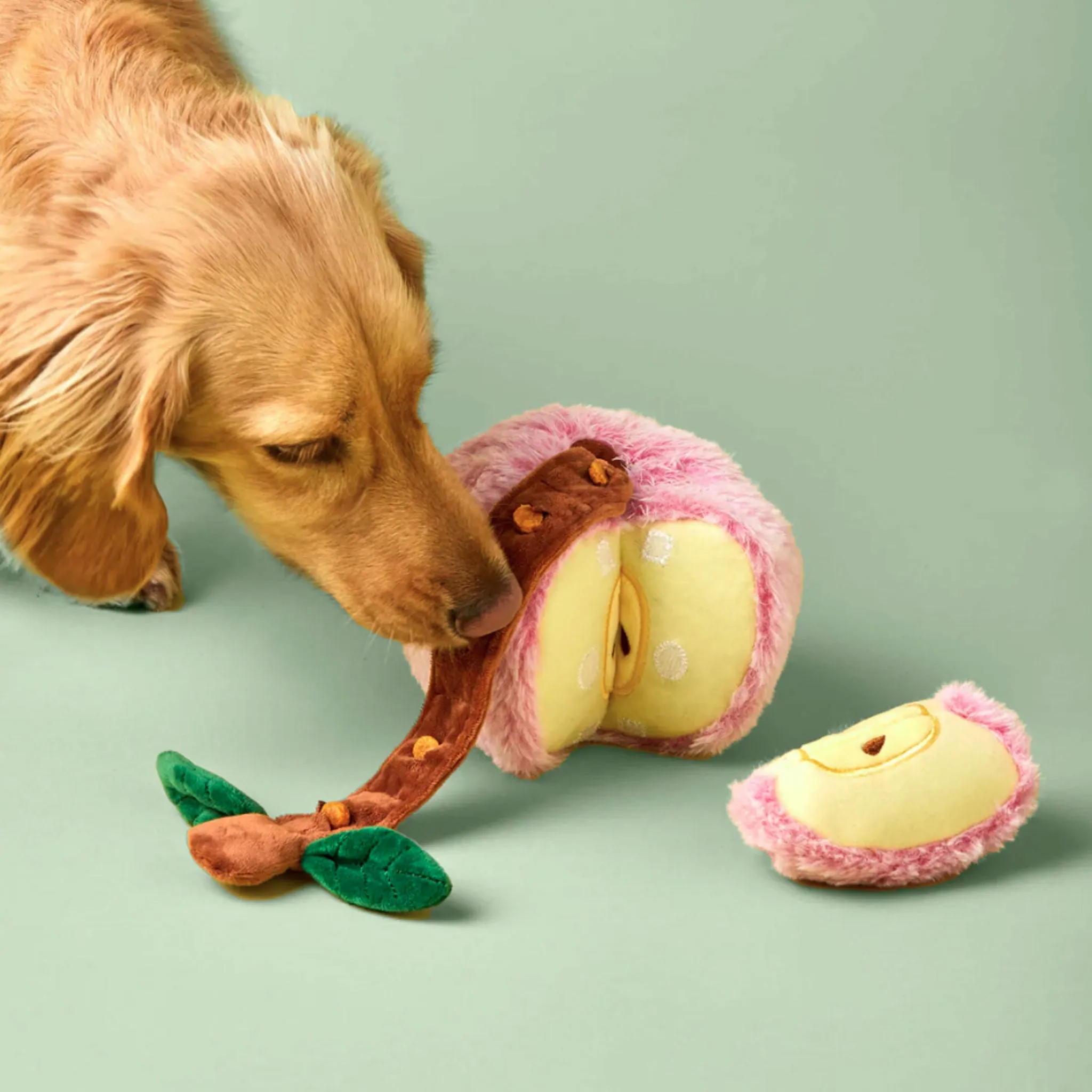 The Foggy Dog Snuffle Toy Apple Dog Toys