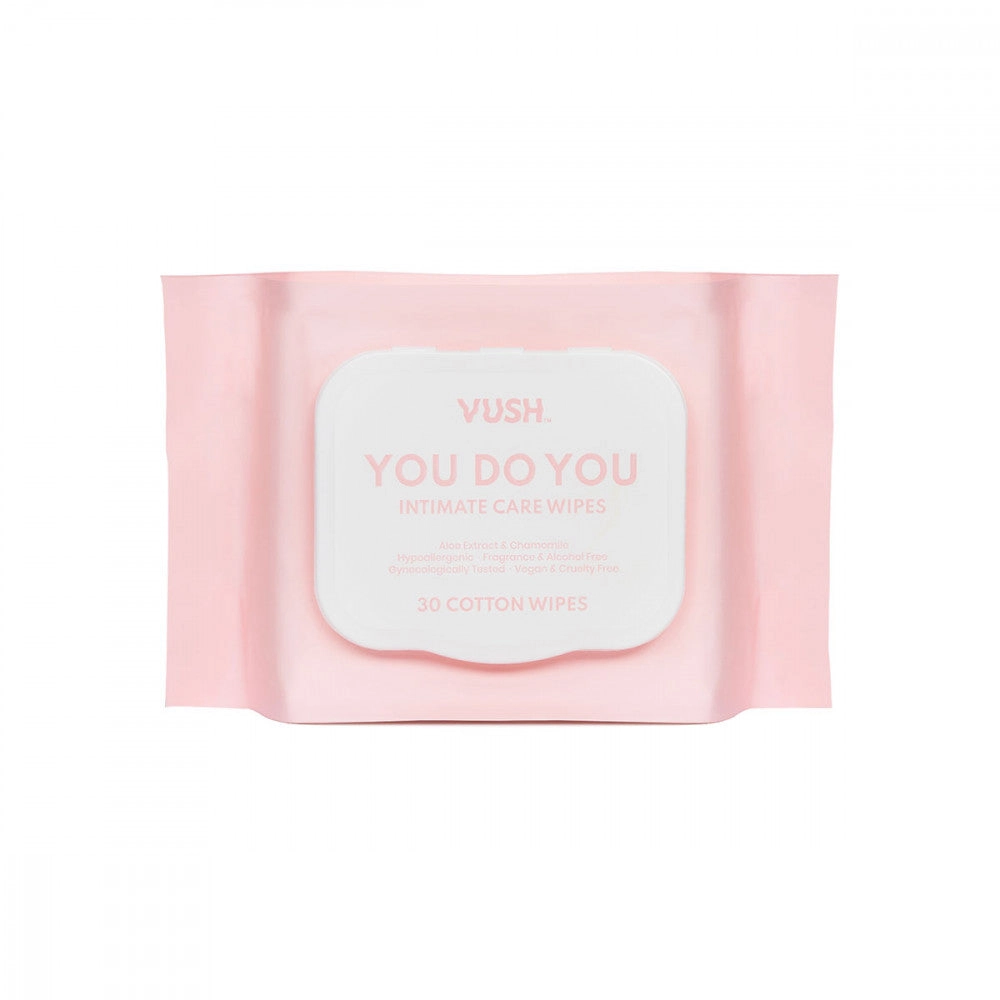 VUSH You Do You Vegan Intimate Wipes - 30pk