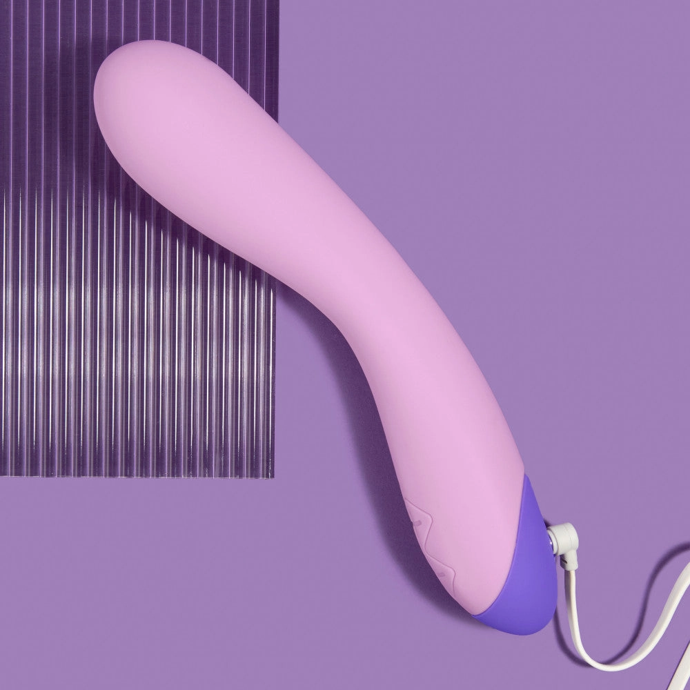 Wellness By Blush™ | G Curve G-Spot Purple UltraSilk® Vibrator - Made with Puria™ Silicone