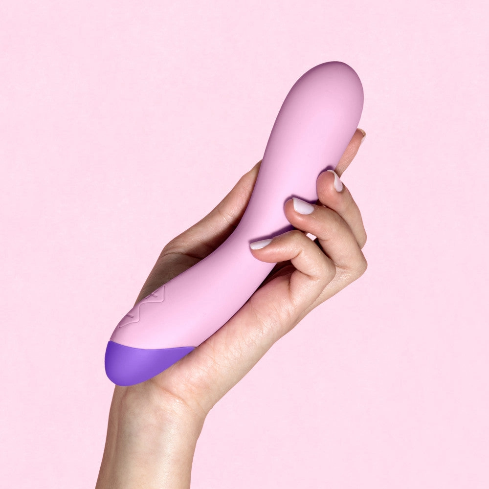 Wellness By Blush™ | G Curve G-Spot Purple UltraSilk® Vibrator - Made with Puria™ Silicone
