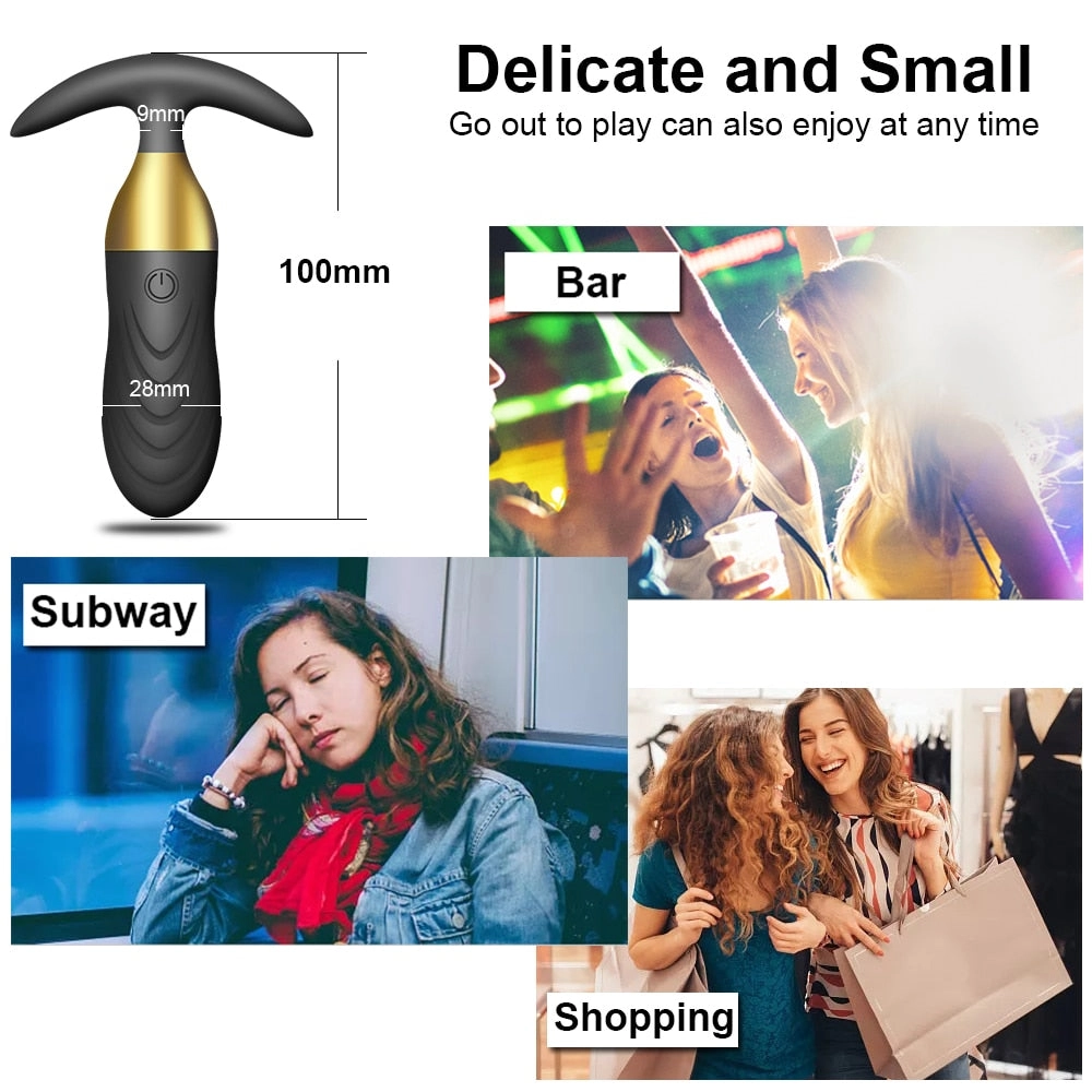 Wireless Remote Control Anal Butt Plug Vibrator for Women Anal Stimulator Prostate Massager Sex Toys for Men