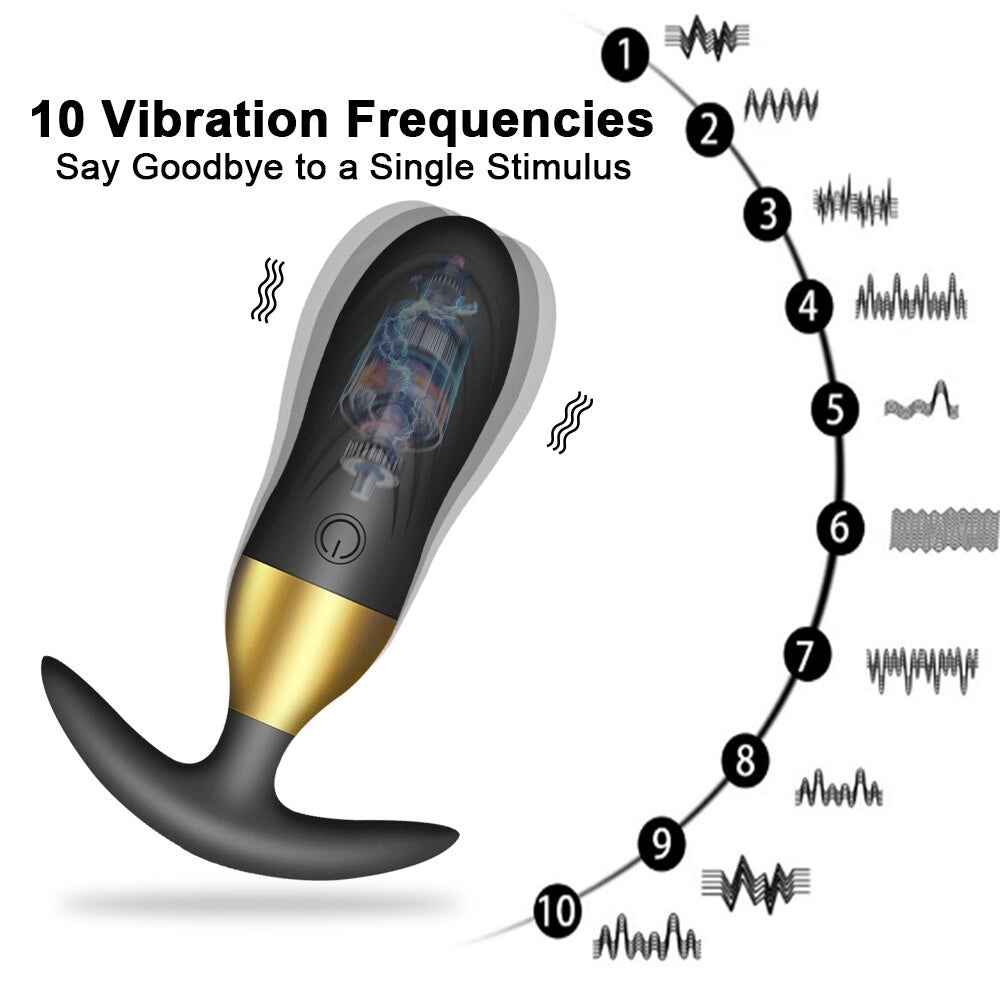 Wireless Remote Control Anal Butt Plug Vibrator for Women Anal Stimulator Prostate Massager Sex Toys for Men