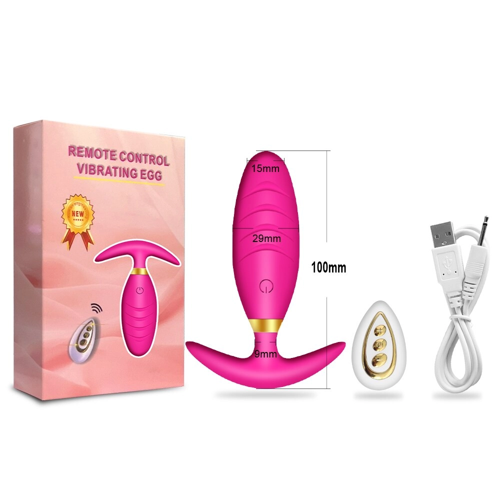 Wireless Remote Control Anal Butt Plug Vibrator for Women Anal Stimulator Prostate Massager Sex Toys for Men