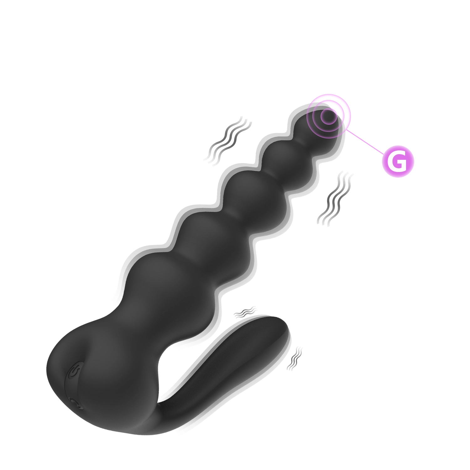 Wireless Remote Control Vibrating Silicone Anal Plug