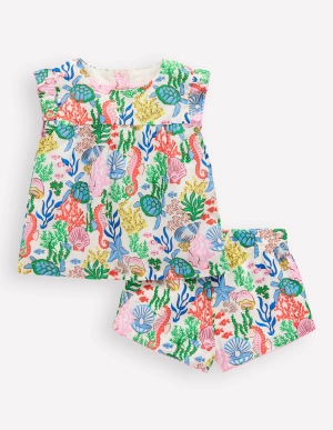 Woven Play Set-Multi Coral Cove