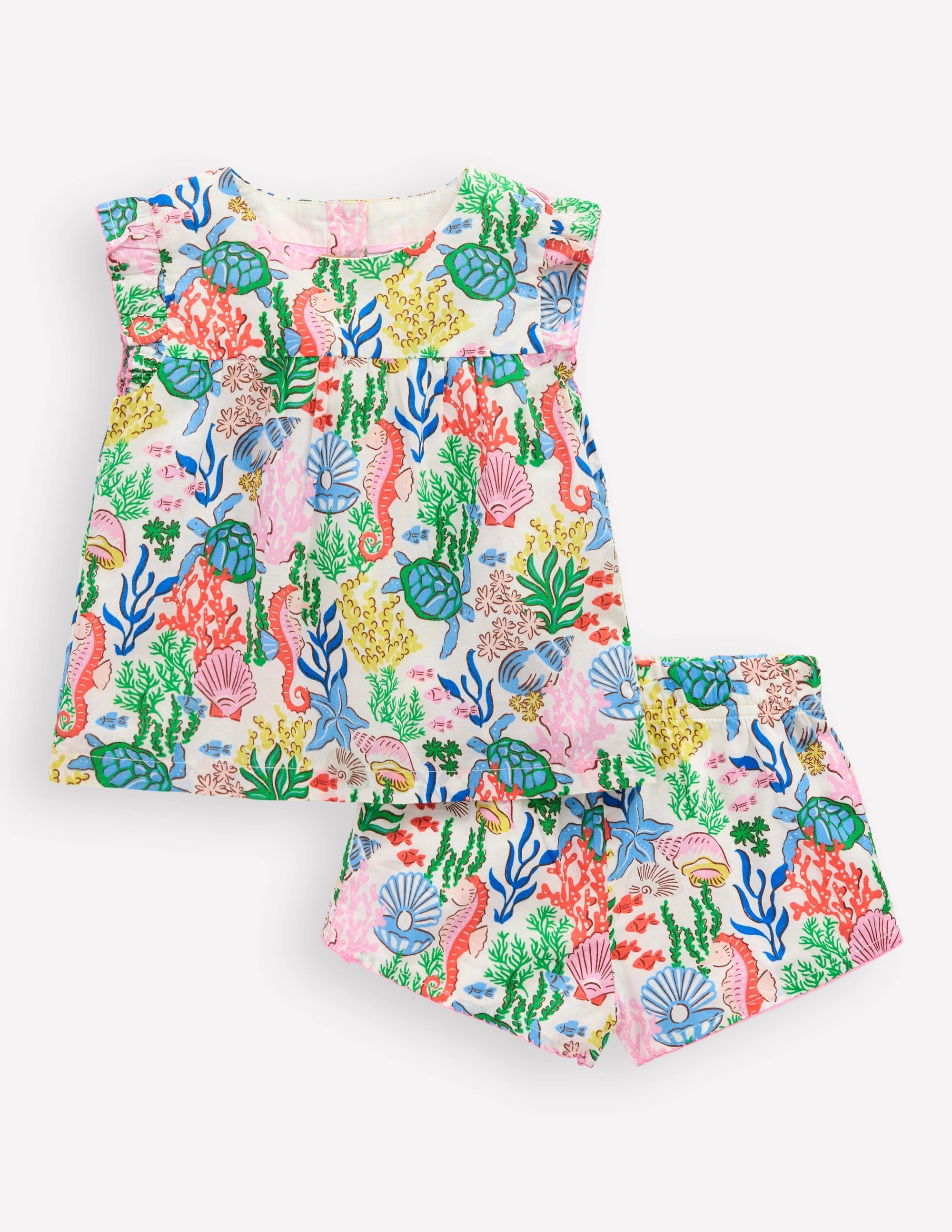 Woven Play Set-Multi Coral Cove